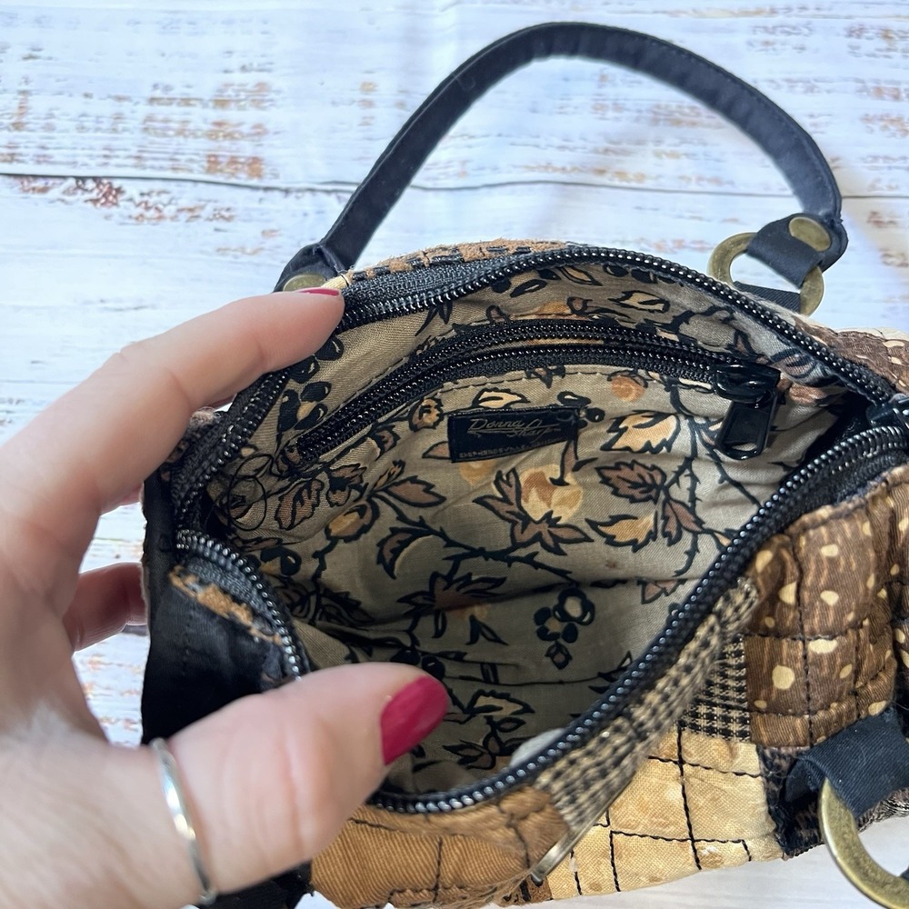 Donna Sharp Small Mini Quilted Patchwork Handbag … - image 7